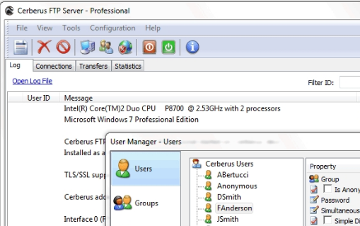 CerberusFTP Serverv9.0.3.1for32_服务器教程